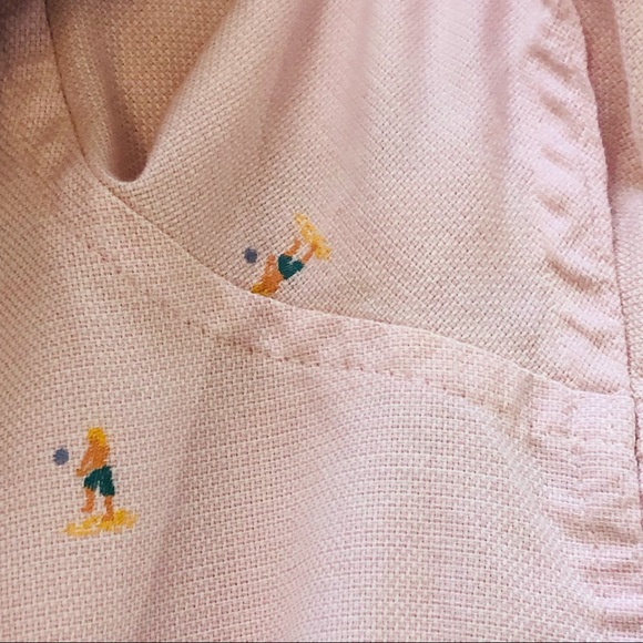 Ted Baker Button Down Beach Print Shirt Pink xxl - Picture 14 of 16